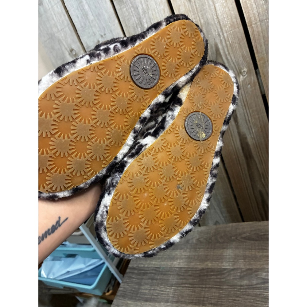 UGG Fluff Yeah Slide Leopard Animal Print Slippers 1120903 Womens 8 - Picture 5 of 6